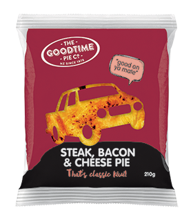 Steak, Bacon & Cheese Pie