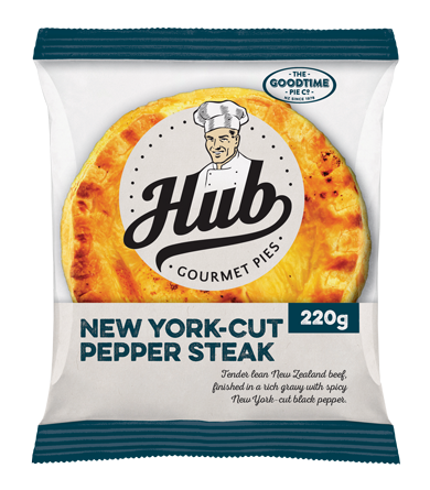 New York Cut Pepper Steak Pie